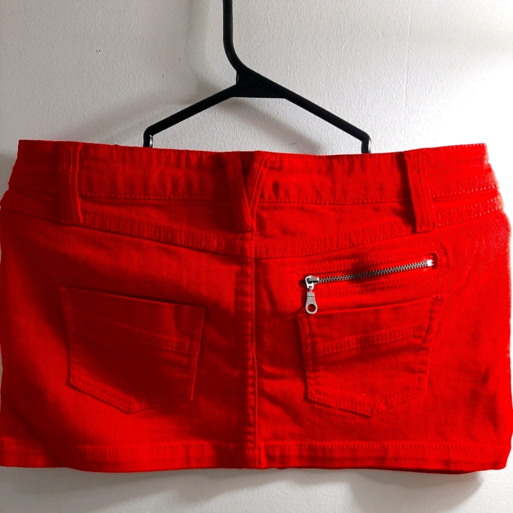 Vintage Hot Red Skirt